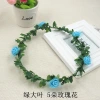 Wholesale flower garlands, ground promotion, QR code for hair bands, hair band materials, wechat business event, Children's Day headbands and headwear Specification image